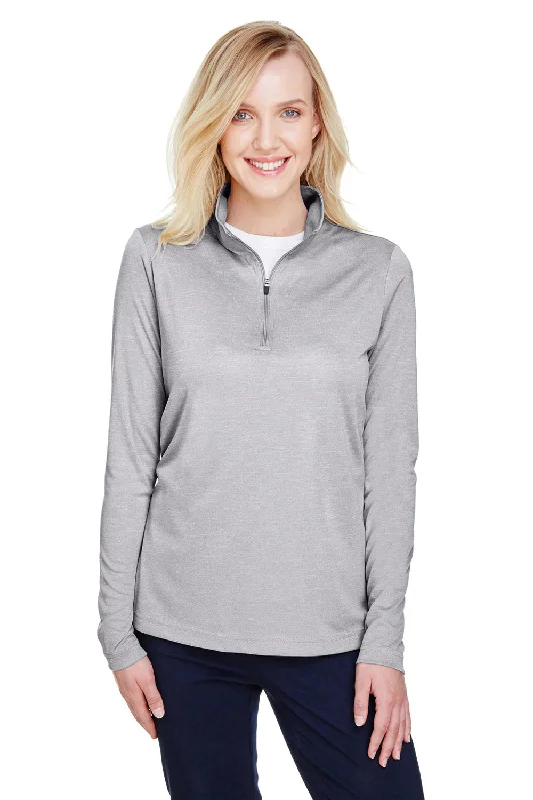 Enjoy Huge Discounts Now!Team 365 Womens Zone Sonic Performance Moisture Wicking 1/4 Zip Sweatshirt - Heather Grey Enjoy Huge Discounts Now!Team 365 Womens Zone Sonic Performance Moisture Wicking 1/4 Zip Sweatshirt - Heather Grey