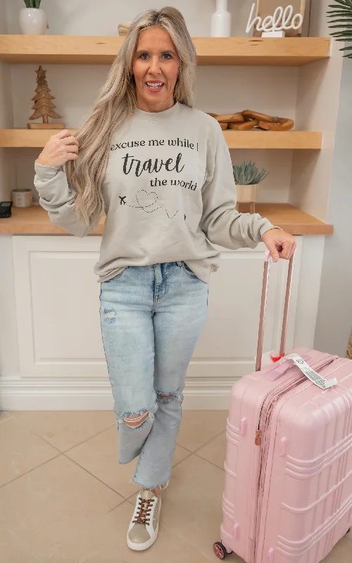 Shop Now and Save!Travel the World Crewneck Sweatshirt**