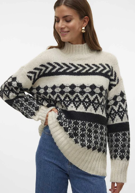 Your Exclusive Offer Awaits!Vero Moda Ample High Neck Jumper, Black