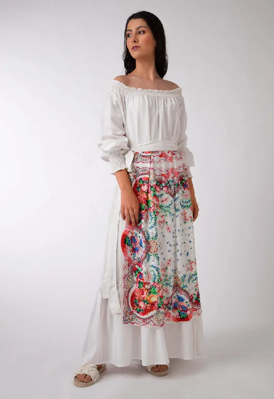 Save Money, Shop Happy!Printed Open Skirt