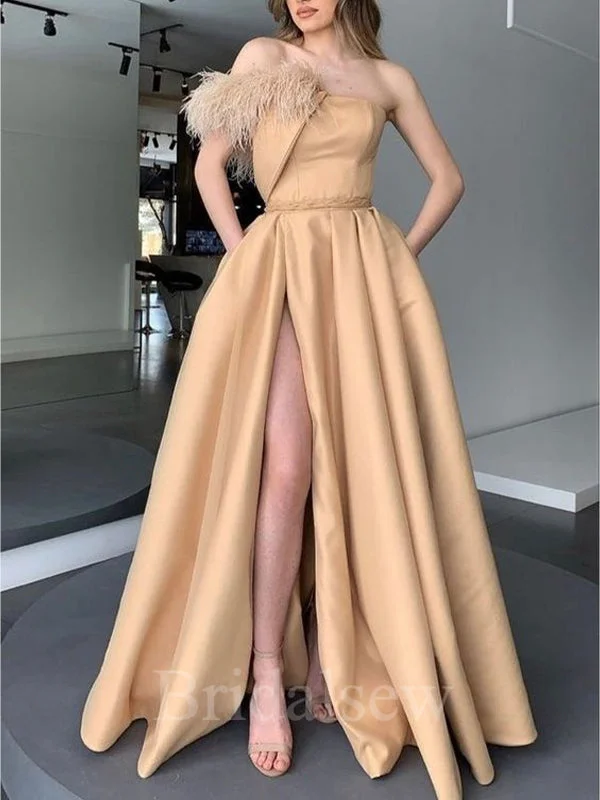 Save Like Never Before!A-line Fashion Elegant Slit Satin Black Girls Slay Women Long Evening Prom Dresses PD587 Save Like Never Before!A-line Fashion Elegant Slit Satin Black Girls Slay Women Long Evening Prom Dresses PD587