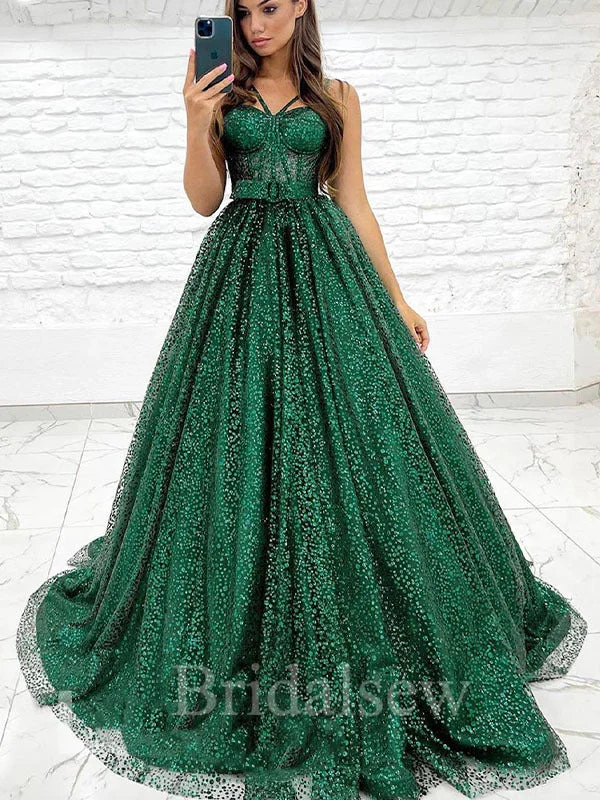 Limited Stock Available!A-line Green Sequin Sparkly Black Girls Slay Formal Elegant Women Long Evening Prom Dresses PD583 Limited Stock Available!A-line Green Sequin Sparkly Black Girls Slay Formal Elegant Women Long Evening Prom Dresses PD583
