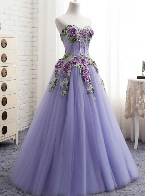 New Discounts Just Dropped!A-Line Purple Tulle Embroidery Appliques Sweetheart Neck Prom Dress cg21474 New Discounts Just Dropped!A-Line Purple Tulle Embroidery Appliques Sweetheart Neck Prom Dress cg21474