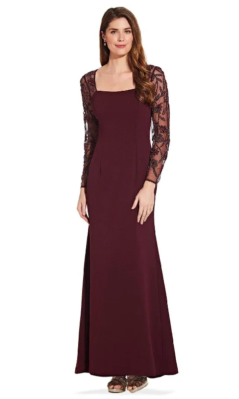 Flash Sale – Act Fast!Adrianna Papell - AP1E206039 Beaded Long Sleeve Square Neck Long Dress Flash Sale – Act Fast!Adrianna Papell - AP1E206039 Beaded Long Sleeve Square Neck Long Dress