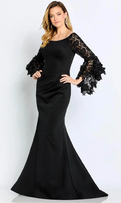 Your Favorite Items on Sale Now!Cameron Blake CB104 - Laced Long-Sleeved Formal Gown Your Favorite Items on Sale Now!Cameron Blake CB104 - Laced Long-Sleeved Formal Gown