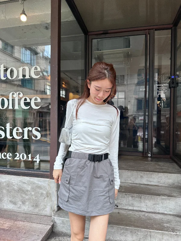 Limited Stock Available!Cargo with Belt Skirts
