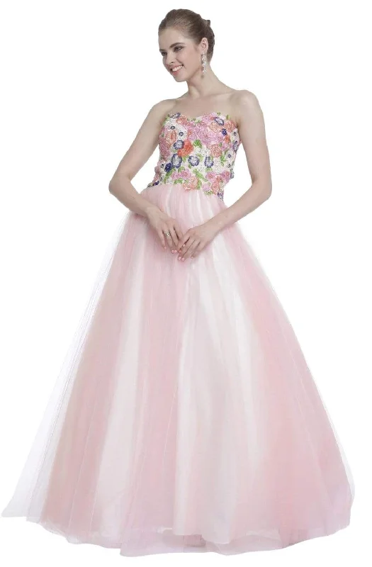 Get Ready to Save!Cinderella Divine - 7637 Floral Lace Sweetheart Gown