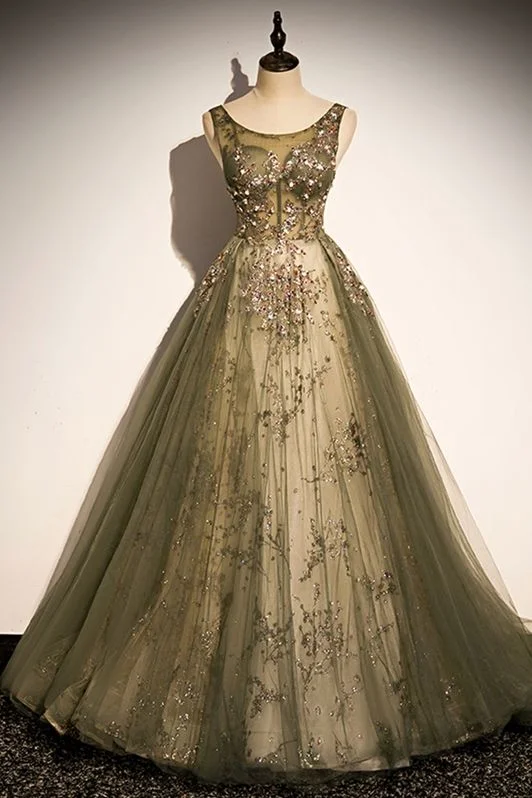 Get More for Less!Elegant Plam Green Beaded Long Formal Dress long prom dress cg21514 Get More for Less!Elegant Plam Green Beaded Long Formal Dress long prom dress cg21514