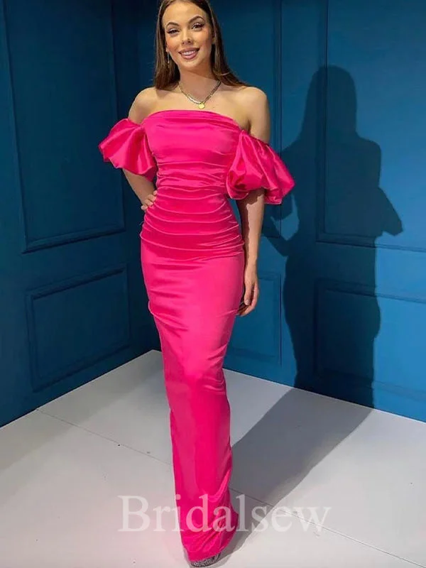 Steals and Deals Await!Hot Pink Satin Mermaid Slit Elegant Modest Women Long Evening Prom Dresses PD602 Steals and Deals Await!Hot Pink Satin Mermaid Slit Elegant Modest Women Long Evening Prom Dresses PD602