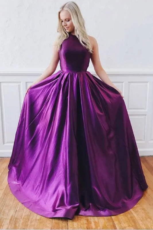 Score Big Savings Today!Long Purple Satin Prom Dresses with X Back Vestido de noche Score Big Savings Today!Long Purple Satin Prom Dresses with X Back Vestido de noche