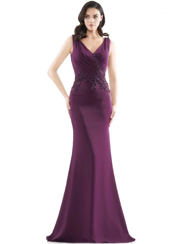 Your Shopping Spree Starts Here!Marsoni by Colors - MV1054 Embroidered V-neck Trumpet Dress Your Shopping Spree Starts Here!Marsoni by Colors - MV1054 Embroidered V-neck Trumpet Dress