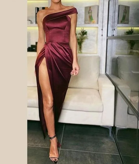 Score Big Savings Today!Mermaid One Shoulder Side Split Party Night prom Dress cg21596 Score Big Savings Today!Mermaid One Shoulder Side Split Party Night prom Dress cg21596