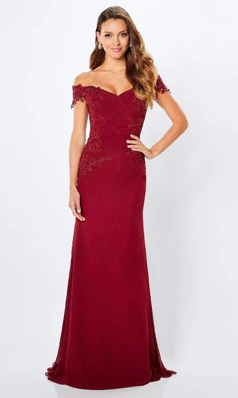 Upgrade for Less!Montage by Mon Cheri - 221964 Empire Sheath Mother of the Groom Dress