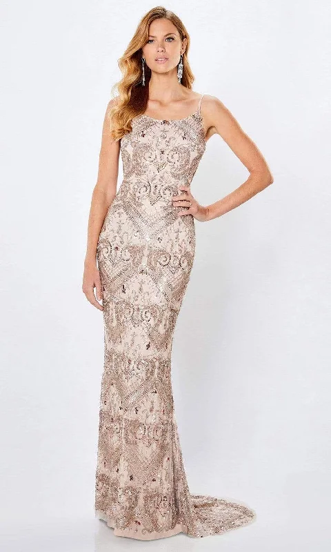 Huge Savings – Act Now!Montage by Mon Cheri - 221978 Beaded Sheath Evening Dress