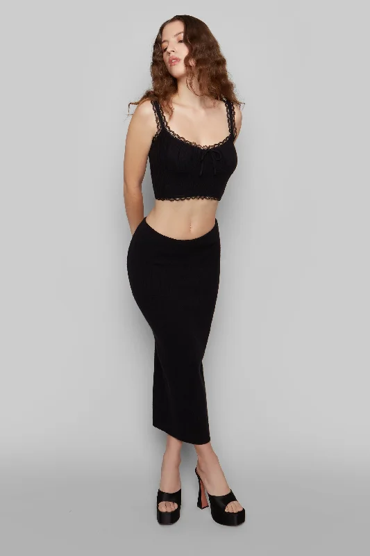 Your Chance to Save is Now!Ribbed Maxi Skirt