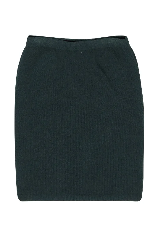 Act Fast – Limited Time Savings!St. John - Forest Green Knit Pencil Skirt Sz 10