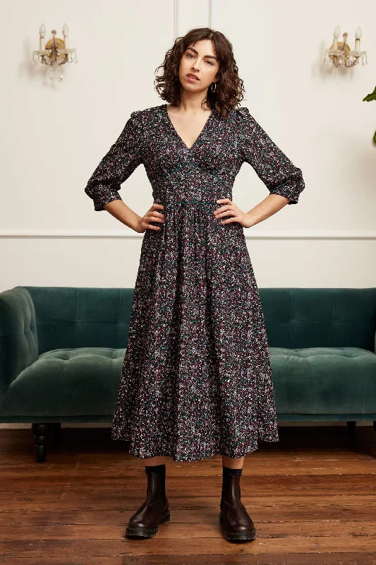Time to Snag a Bargain!Amelia Midnight Ditsy Dress