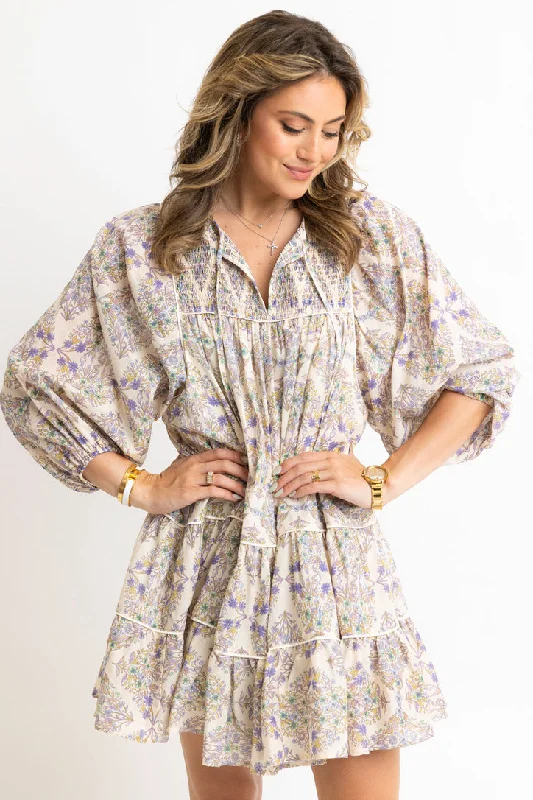 Your Shopping Spree Starts Here!Boho Floral Tier Short Dress