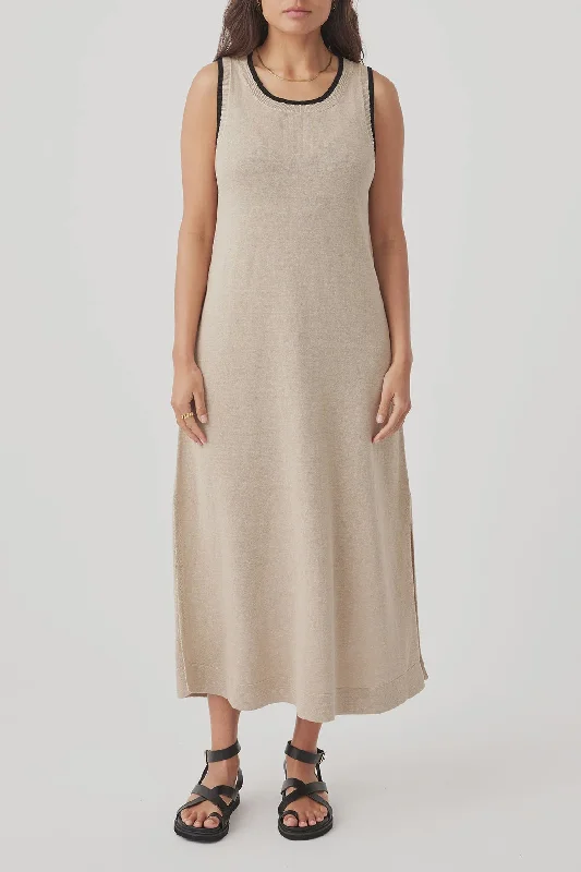 Everything Must Go!Brie Long Dress - Taupe