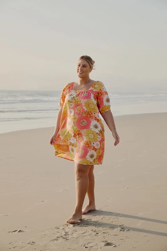Best Offers of the Month!Elle Linen Short Dress in Vienna
