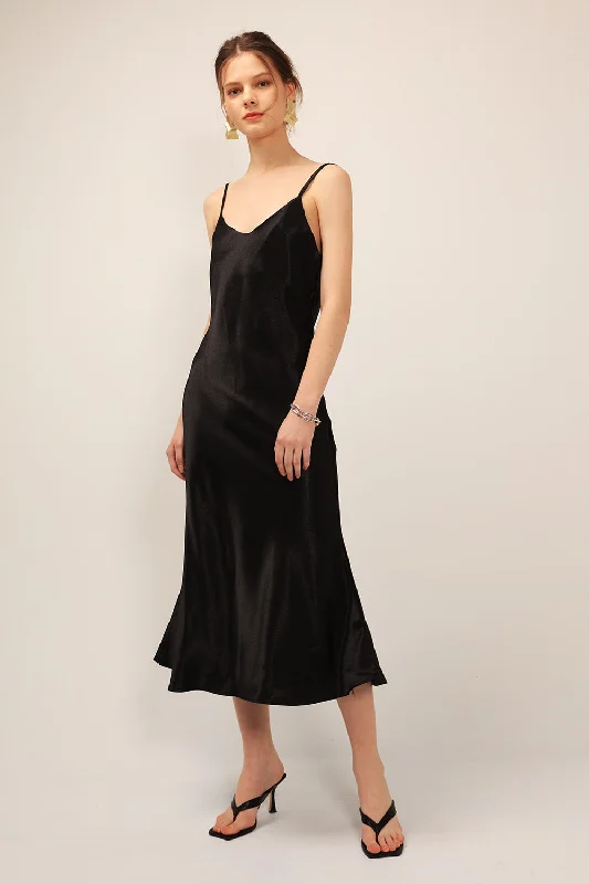 Hurry! While Supplies Last!Emily Satin Slip Dress