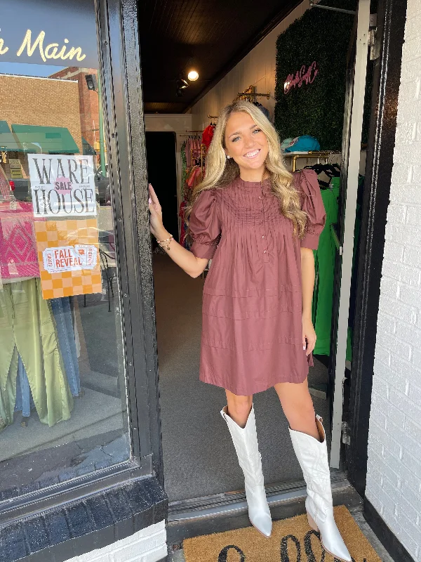 Score Huge Discounts Today!Espresso Darling Dress