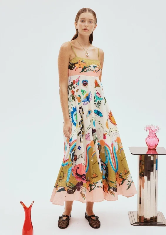 Unlock Huge Savings Now!Evergreen Sun Dress - Alemais