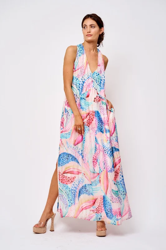 Massive Price Cuts!Floral V Neck Sundress