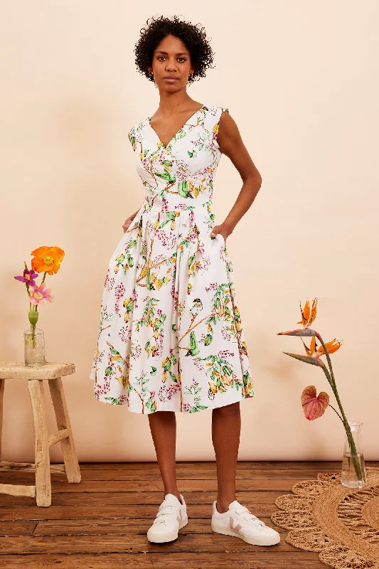 Your Discount is Waiting!Florence Gardenia Bird Dress
