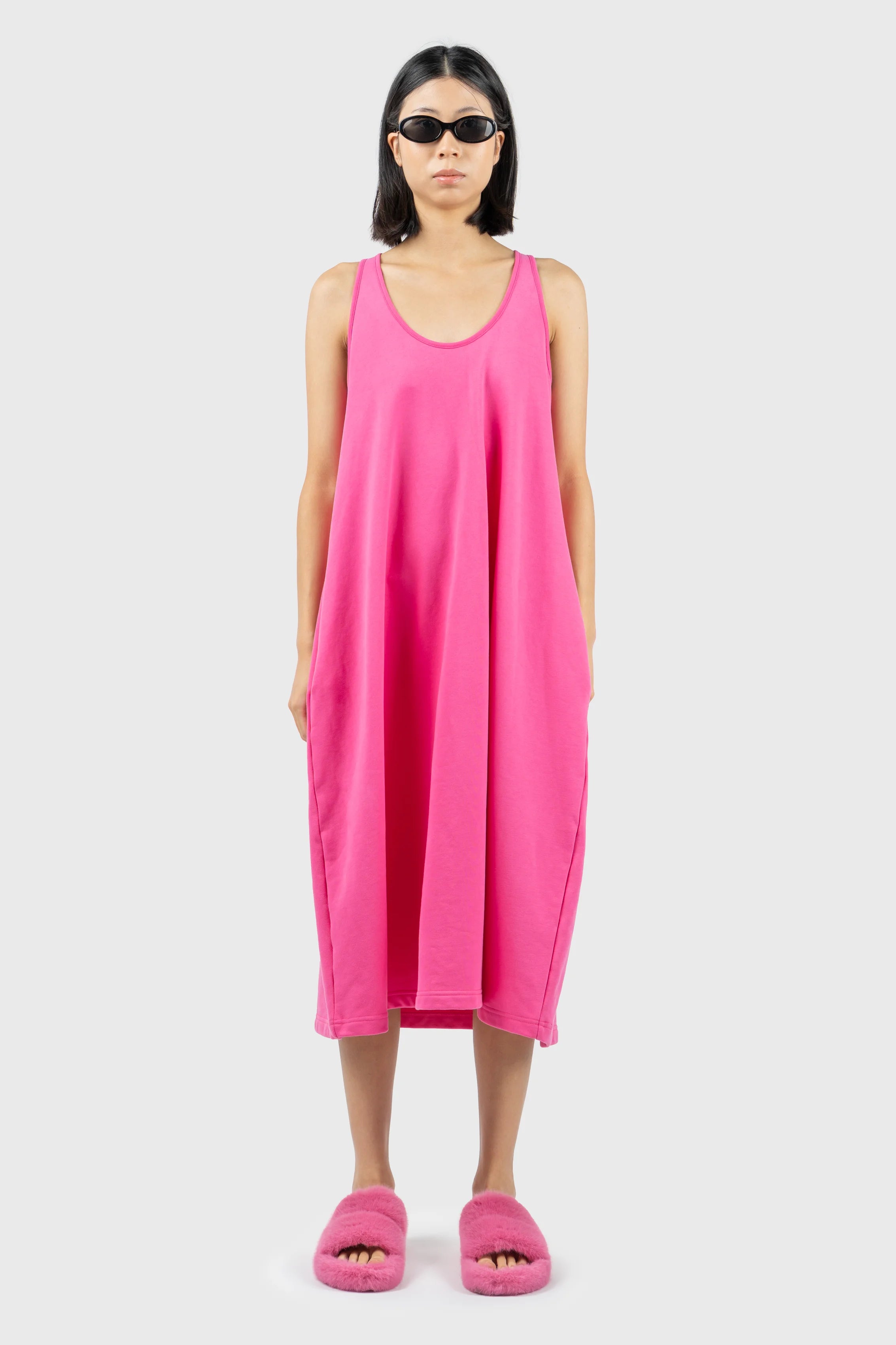 One Day Only – Huge Savings!Pink Heavyweight Jersey Dress