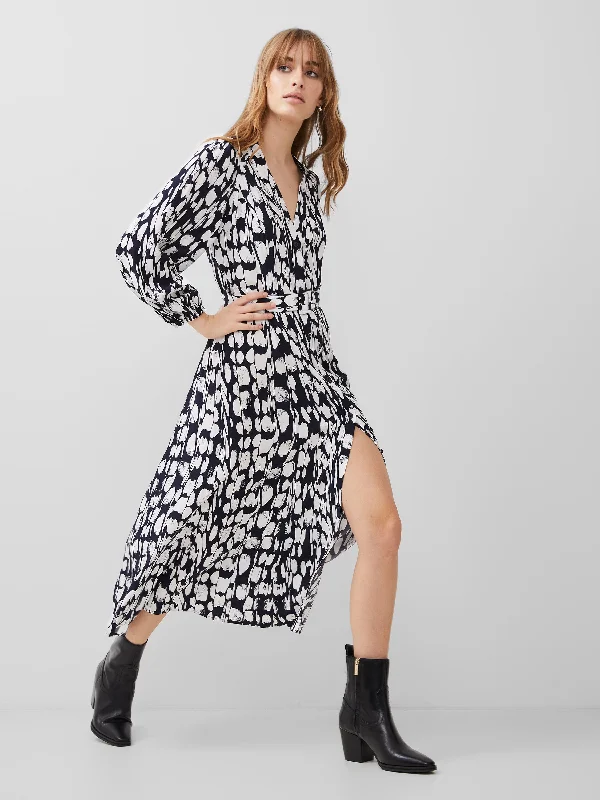 Huge Savings – Act Now!Islanna Crepe Belted Dress