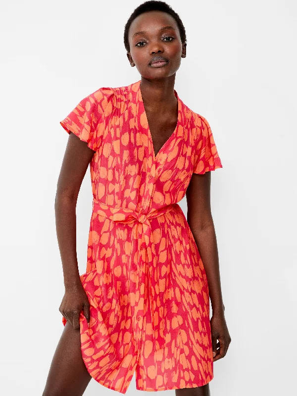 Best Offers of the Month!Islanna Crepe Short Sleeve Dress
