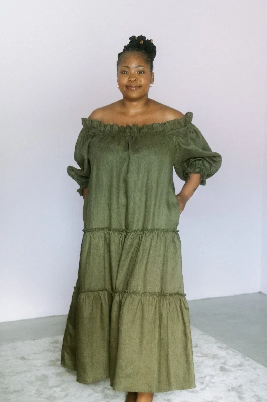Limited Deals, Unlimited Savings!Marula Dress- Army Green