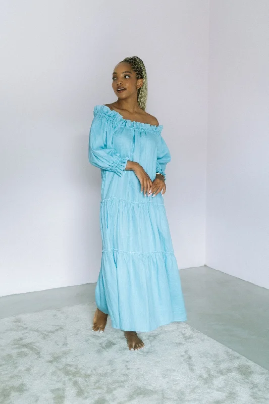 Shop Before It’s Gone!Marula Dress- Blue