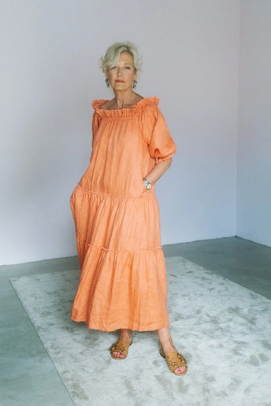 Upgrade for Less!Marula Dress- Terracotta