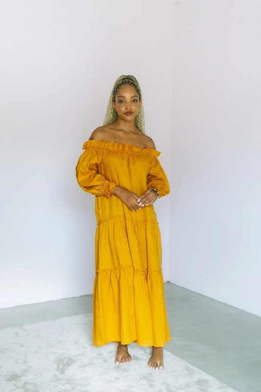 Flash Deals – Act Quickly!Marula Dress- Tumeric