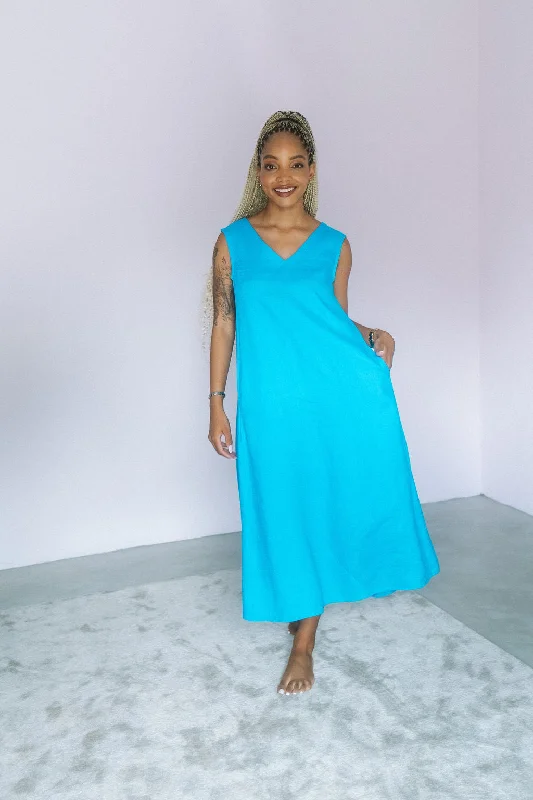 Exclusive Deals Just for You!Peony Dress- Turquoise