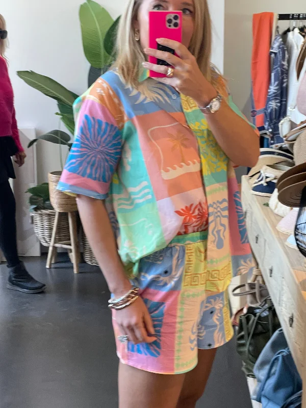 Everything Must Go!Positano Shirt Shorts Set