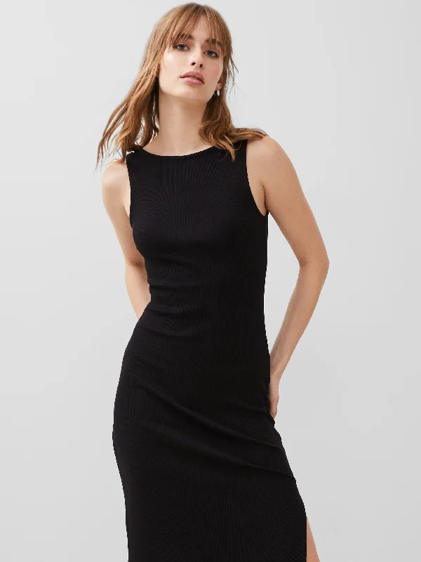 Get More for Less!Rassia Jersey Slash Neck Midaxi Dress
