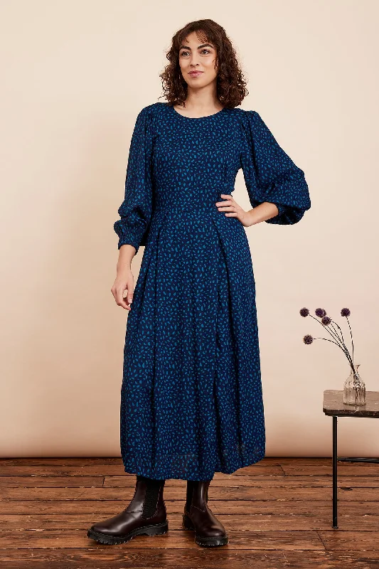 New Discounts Just Dropped!Sable Midnight Blue Terrazzo Dress