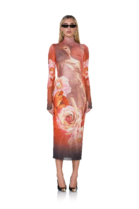 Biggest Sale of the Season!Shailene Dress - Rose Statue
