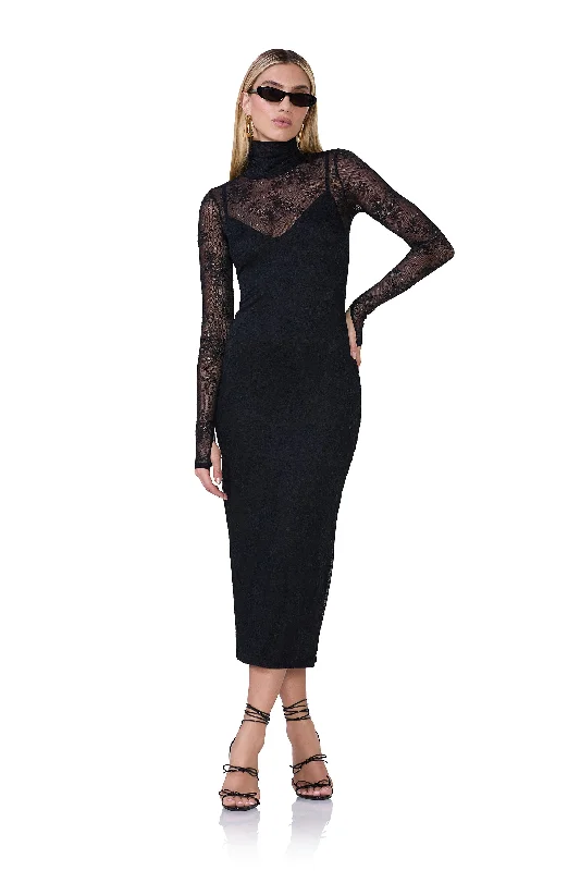 Save More When You Shop More!Shailene Lace Dress - Noir