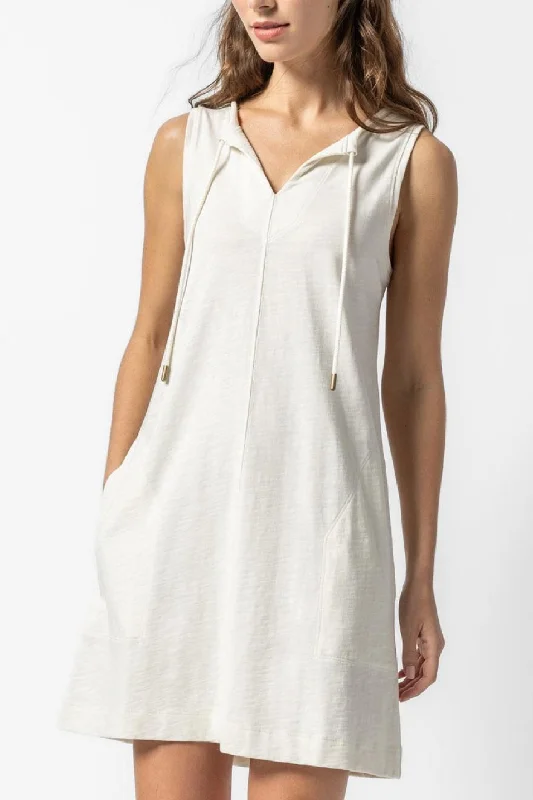 Get More, Spend Less – Shop Now!Split Neck Sleeveless Dress