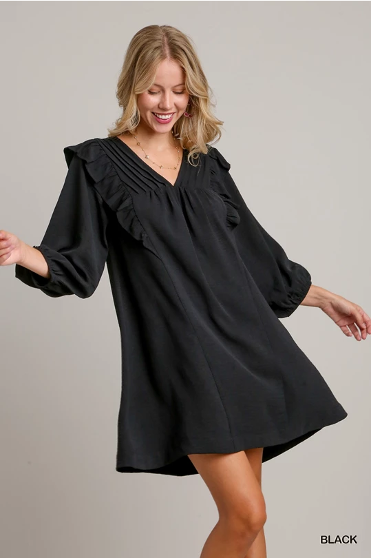 Unmissable Offers Await!Little Black Umgee Ruffle Dress