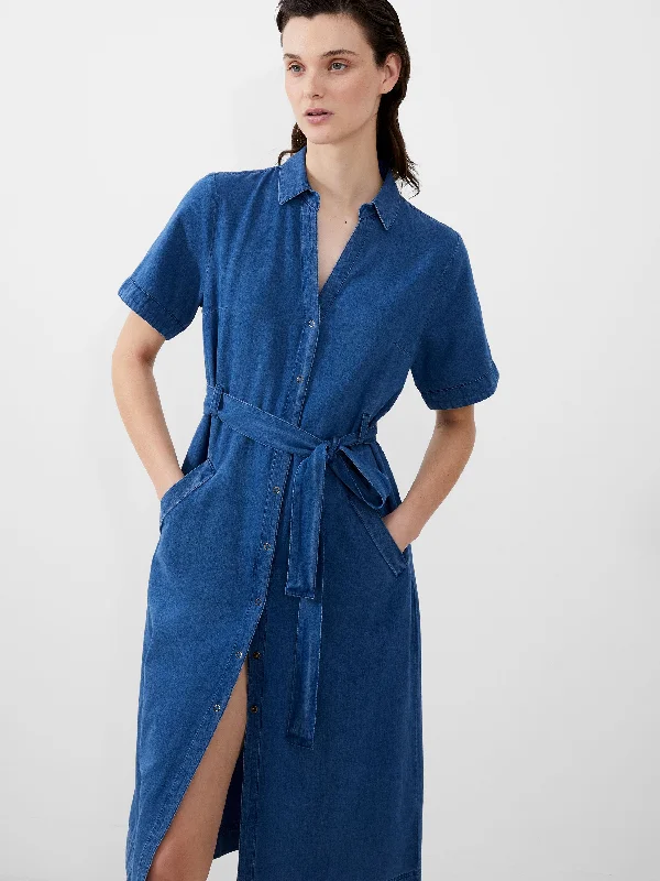 Your Wallet Will Thank You!Zaves Chambray Denim Dress