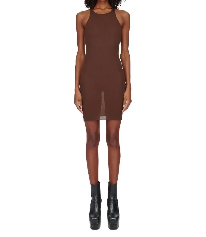 Price Drop Alert!Abito Tank Dress In Brown