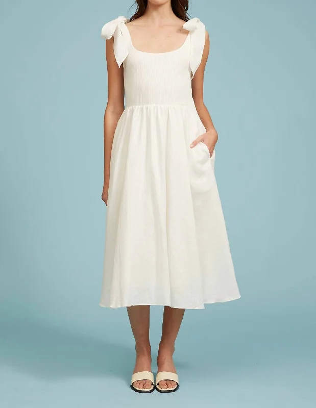 Your Favorite Sale is Back!Briela Tie Tank Dress in Cream
