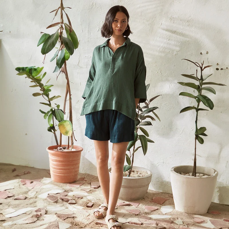 Today’s Deals, Tomorrow’s Regrets!Cotton Solid Co Ord Set For Women | Top & Shorts | Elasticated Waist | Green Today’s Deals, Tomorrow’s Regrets!Cotton Solid Co Ord Set For Women | Top & Shorts | Elasticated Waist | Green