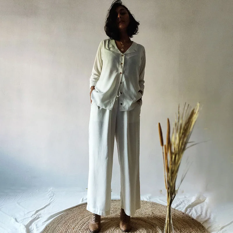 Don’t Wait – Deals Won’t Last!Cotton Loose Fit Shirt | White
