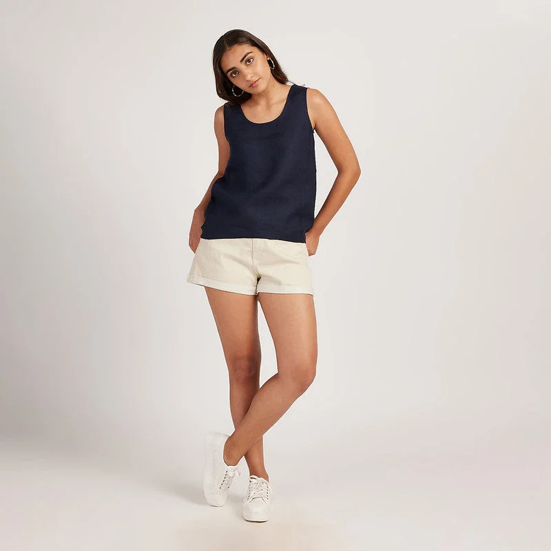 Biggest Sale of the Season!Linen Tank Top For Women | Indigo